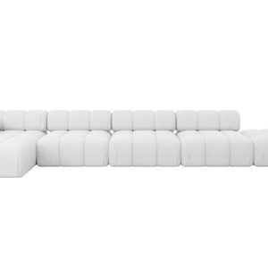 Narożnik lewostronny modułowy LIZUR-L3 475x160x70 cm Biały 682198 Narożnik lewostronny modułowy LIZUR-L3 475x160x70 cm Biały 682198