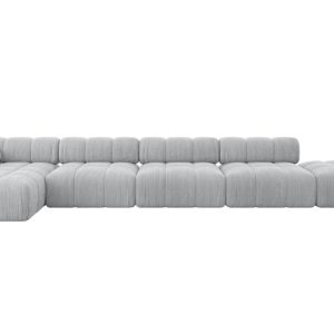 Narożnik lewostronny modułowy LIZUR-L3 475x160x70 cm Szary 682223 Narożnik lewostronny modułowy LIZUR-L3 475x160x70 cm Szary 682223