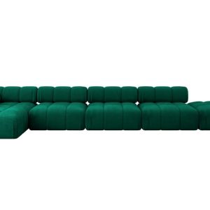 Narożnik lewostronny modułowy LIZUR-L3 475x160x70 cm Zielony 682211 Narożnik lewostronny modułowy LIZUR-L3 475x160x70 cm Zielony 682211