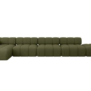 Narożnik lewostronny modułowy LIZUR-L3 475x160x70 cm Zielony 682225 Narożnik lewostronny modułowy LIZUR-L3 475x160x70 cm Zielony 682225