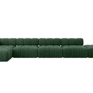 Narożnik lewostronny modułowy LIZUR-L3 475x160x70 cm Zielony 682200 Narożnik lewostronny modułowy LIZUR-L3 475x160x70 cm Zielony 682200
