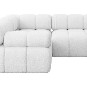 Narożnik lewostronny modułowy MENDE-L1 190x190x70 cm Biały 684676 Narożnik lewostronny modułowy MENDE-L1 190x190x70 cm Biały 684676