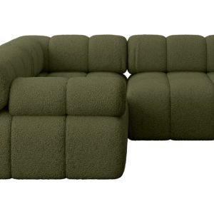 Narożnik lewostronny modułowy MENDE-L1 190x190x70 cm Zielony 684632 Narożnik lewostronny modułowy MENDE-L1 190x190x70 cm Zielony 684632