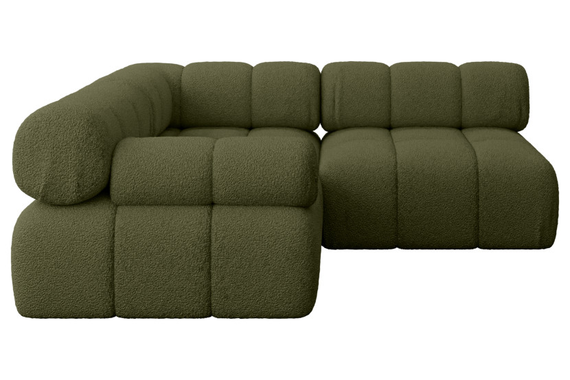 Narożnik lewostronny modułowy MENDE-L1 190x190x70 cm Zielony 684632