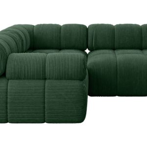 Narożnik lewostronny modułowy MENDE-L1 190x190x70 cm Zielony 684536 Narożnik lewostronny modułowy MENDE-L1 190x190x70 cm Zielony 684536