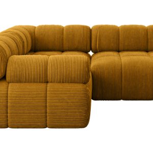Narożnik lewostronny modułowy MENDE-L1 190x190x70 cm Żółty 684648 Narożnik lewostronny modułowy MENDE-L1 190x190x70 cm Żółty 684648