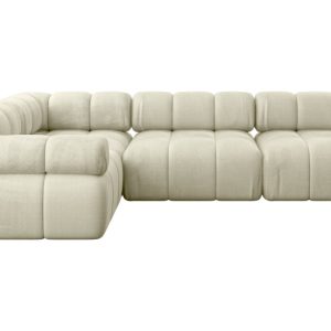 Narożnik lewostronny modułowy MENDE-L2 285x190x70 cm Beżowy 684304 Narożnik lewostronny modułowy MENDE-L2 285x190x70 cm Beżowy 684304