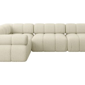 Narożnik lewostronny modułowy MENDE-L2 285x190x70 cm Beżowy 684259 Narożnik lewostronny modułowy MENDE-L2 285x190x70 cm Beżowy 684259