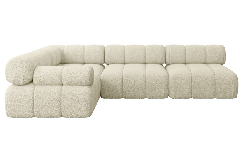 Narożnik lewostronny modułowy MENDE-L2 285x190x70 cm Beżowy 684259