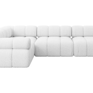 Narożnik lewostronny modułowy MENDE-L2 285x190x70 cm Biały 684346