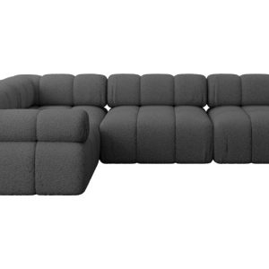 Narożnik lewostronny modułowy MENDE-L2 285x190x70 cm Szary 684359