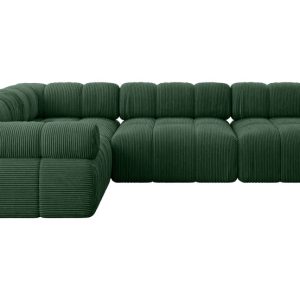 Narożnik lewostronny modułowy MENDE-L2 285x190x70 cm Zielony 684214