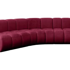 Narożnik lewostronny modułowy Montra-L1 – 290x174x70 cm Bordowy 758646 Narożnik lewostronny modułowy Montra-L1 – 290x174x70 cm Bordowy 758646