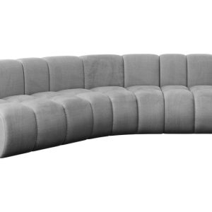 Narożnik lewostronny modułowy Montra-L1 – 290x174x70 cm Jasny szary 758616 Narożnik lewostronny modułowy Montra-L1 – 290x174x70 cm Jasny szary 758616