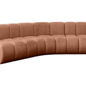 Narożnik lewostronny modułowy Montra-L1 – 290x174x70 cm Morelowy 758687 Narożnik lewostronny modułowy Montra-L1 – 290x174x70 cm Morelowy 758687