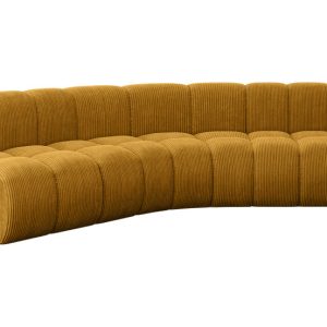 Narożnik lewostronny modułowy Montra-L1 – 290x174x70 cm Żółty 758669 Narożnik lewostronny modułowy Montra-L1 – 290x174x70 cm Żółty 758669