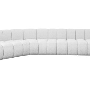 Narożnik lewostronny modułowy Montra-L2 – 381x174x70 cm Biały 758520 Narożnik lewostronny modułowy Montra-L2 – 381x174x70 cm Biały 758520