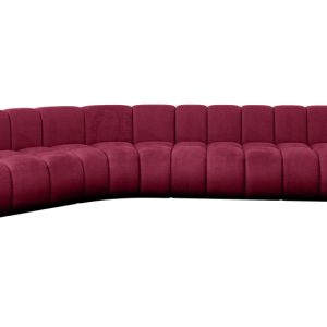 Narożnik lewostronny modułowy Montra-L2 – 381x174x70 cm Bordowy 758921 Narożnik lewostronny modułowy Montra-L2 – 381x174x70 cm Bordowy 758921