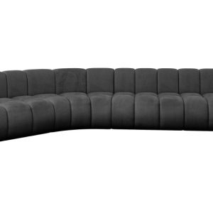 Narożnik lewostronny modułowy Montra-L2 – 381x174x70 cm Czarny 758148 Narożnik lewostronny modułowy Montra-L2 – 381x174x70 cm Czarny 758148