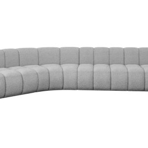 Narożnik lewostronny modułowy Montra-L2 – 381x174x70 cm Jasny szary 758913 Narożnik lewostronny modułowy Montra-L2 – 381x174x70 cm Jasny szary 758913