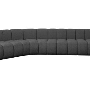 Narożnik lewostronny modułowy Montra-L2 – 381x174x70 cm Szary 758527 Narożnik lewostronny modułowy Montra-L2 – 381x174x70 cm Szary 758527