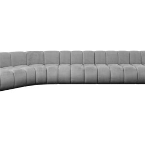 Narożnik lewostronny modułowy Montra-L3 – 472x174x70 cm Jasny szary 758774