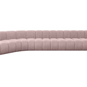 Narożnik lewostronny modułowy Montra-L3 – 472x174x70 cm Różowy 758926