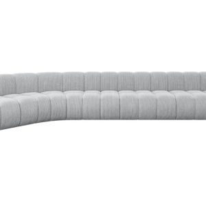 Narożnik lewostronny modułowy Montra-L3 – 472x174x70 cm Szary 758173