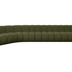 Narożnik lewostronny modułowy Montra-L3 – 472x174x70 cm Zielony 758688