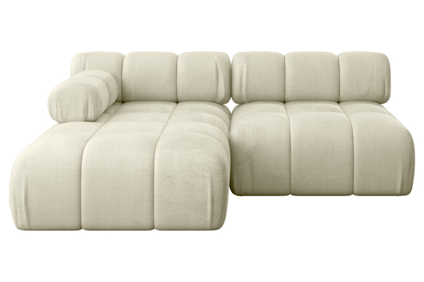 Narożnik lewostronny modułowy RAZON-L1 190x160x70 cm Beżowy 682822