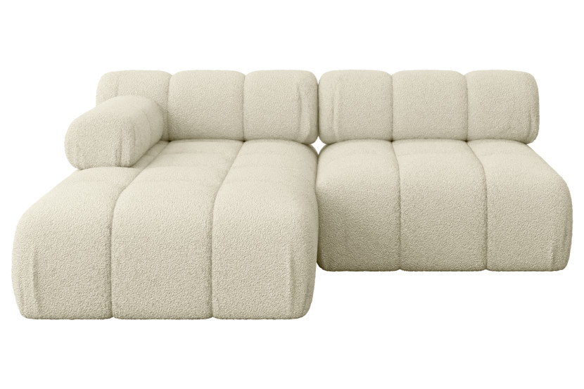 Narożnik lewostronny modułowy RAZON-L1 190x160x70 cm Beżowy 682852