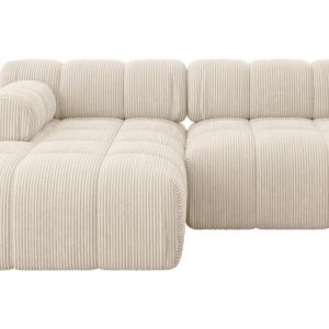 Narożnik lewostronny modułowy RAZON-L1 190x160x70 cm Beżowy 682821 Narożnik lewostronny modułowy RAZON-L1 190x160x70 cm Beżowy 682821