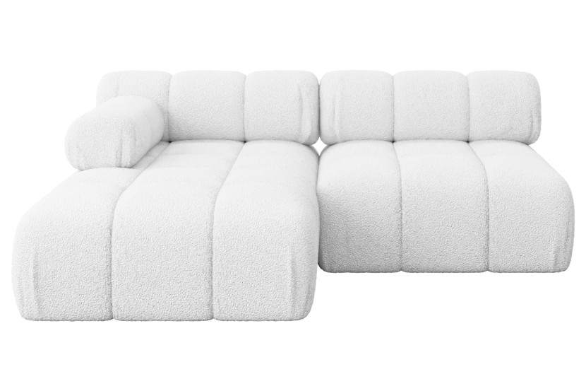 Narożnik lewostronny modułowy RAZON-L1 190x160x70 cm Biały 682853