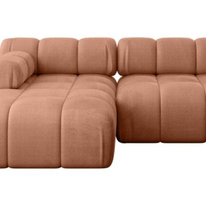 Narożnik lewostronny modułowy RAZON-L1 190x160x70 cm Morelowy 682849 Narożnik lewostronny modułowy RAZON-L1 190x160x70 cm Morelowy 682849