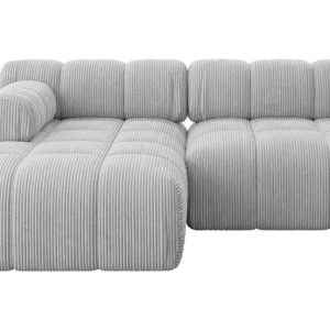 Narożnik lewostronny modułowy RAZON-L1 190x160x70 cm Szary 682830 Narożnik lewostronny modułowy RAZON-L1 190x160x70 cm Szary 682830