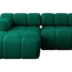 Narożnik lewostronny modułowy RAZON-L1 190x160x70 cm Zielony 682827 Narożnik lewostronny modułowy RAZON-L1 190x160x70 cm Zielony 682827