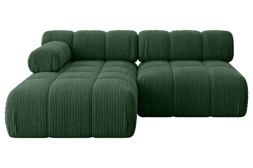 Narożnik lewostronny modułowy RAZON-L1 190x160x70 cm Zielony 682836