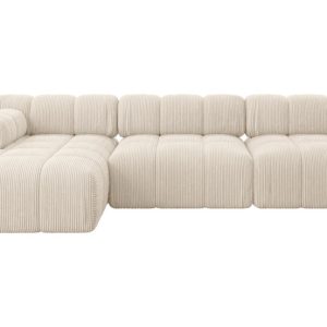 Narożnik lewostronny modułowy RAZON-L2 285x160x70 cm Beżowy 682345 Narożnik lewostronny modułowy RAZON-L2 285x160x70 cm Beżowy 682345