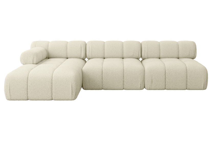 Narożnik lewostronny modułowy RAZON-L2 285x160x70 cm Beżowy 683192