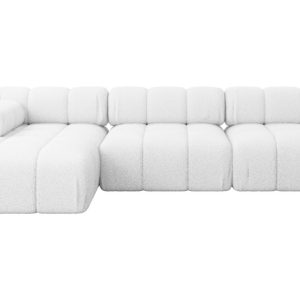 Narożnik lewostronny modułowy RAZON-L2 285x160x70 cm Biały 682365 Narożnik lewostronny modułowy RAZON-L2 285x160x70 cm Biały 682365