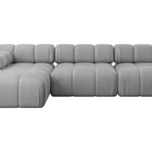 Narożnik lewostronny modułowy RAZON-L2 285x160x70 cm Jasny szary 682355 Narożnik lewostronny modułowy RAZON-L2 285x160x70 cm Jasny szary 682355
