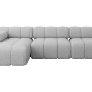 Narożnik lewostronny modułowy RAZON-L2 285x160x70 cm Jasny szary 682352 Narożnik lewostronny modułowy RAZON-L2 285x160x70 cm Jasny szary 682352