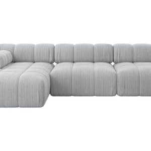 Narożnik lewostronny modułowy RAZON-L2 285x160x70 cm Szary 682349