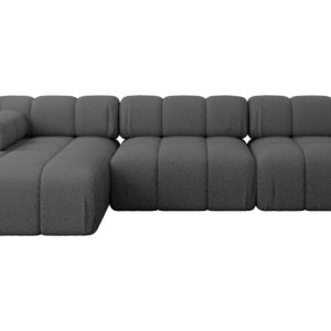 Narożnik lewostronny modułowy RAZON-L2 285x160x70 cm Szary 682339