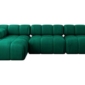Narożnik lewostronny modułowy RAZON-L2 285x160x70 cm Zielony 682358