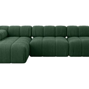 Narożnik lewostronny modułowy RAZON-L2 285x160x70 cm Zielony 682364