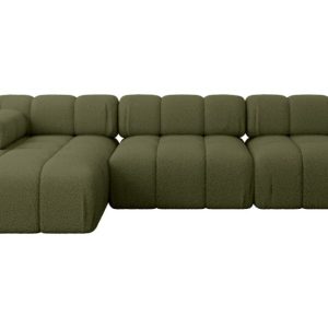 Narożnik lewostronny modułowy RAZON-L2 285x160x70 cm Zielony 682340