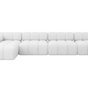 Narożnik lewostronny modułowy RAZON-L3 380x160x70 cm Biały 682305