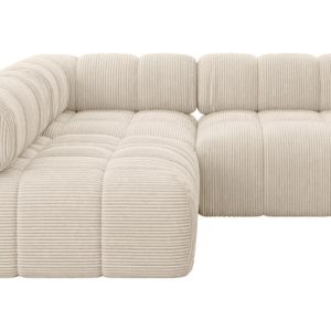 Narożnik lewostronny modułowy SAMARO-L1 190x190x70 cm beżowy 703443
