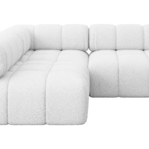 Narożnik lewostronny modułowy SAMARO-L1 190x190x70 cm biały 703477 Narożnik lewostronny modułowy SAMARO-L1 190x190x70 cm biały 703477